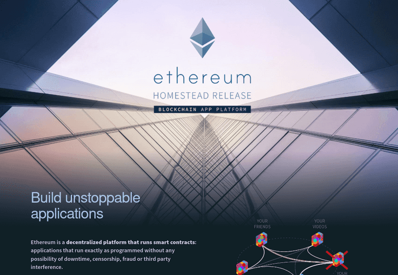 Ethereum.org 構建不可阻擋的應用程序